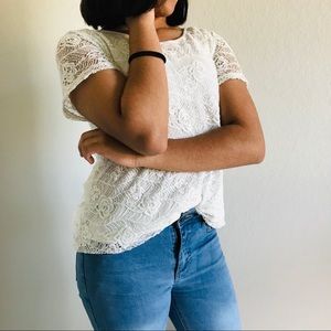 White lace top S